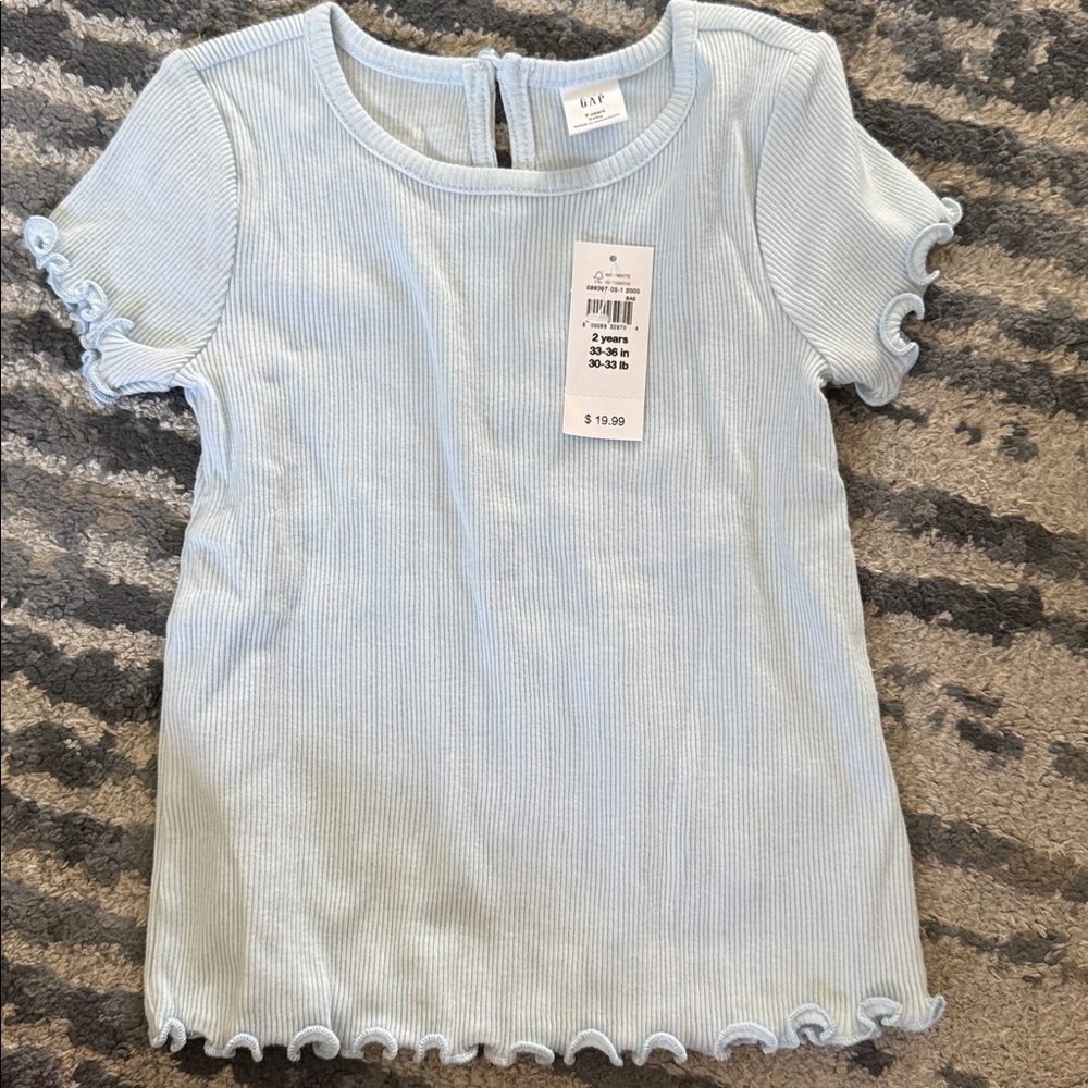 GAP Light Blue Short Sleeve Kids Tee
